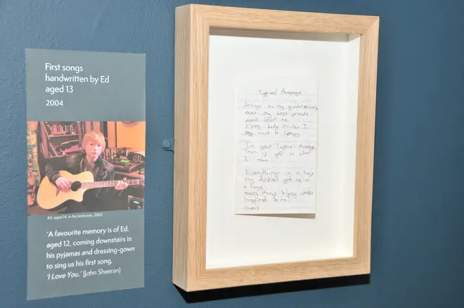 First songs handwritten by Ed Sheeran