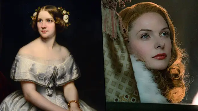 Jenny Lind and Rebecca Ferguson as Jenny Lind