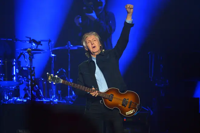 Sir Paul McCartney performs live on stage at the O2 Arena, 2018