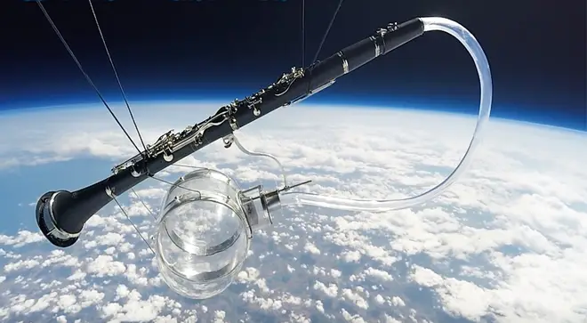 The world’s first ‘space clarinet’, designed by Elin