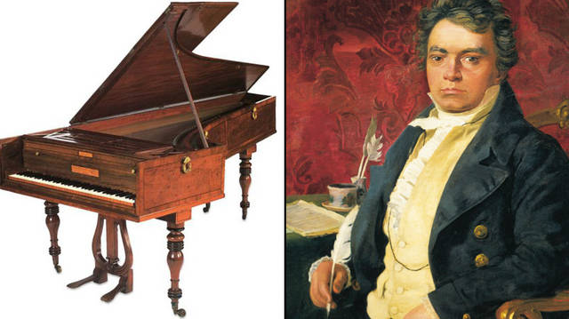 Beethoven and his Broadwood piano