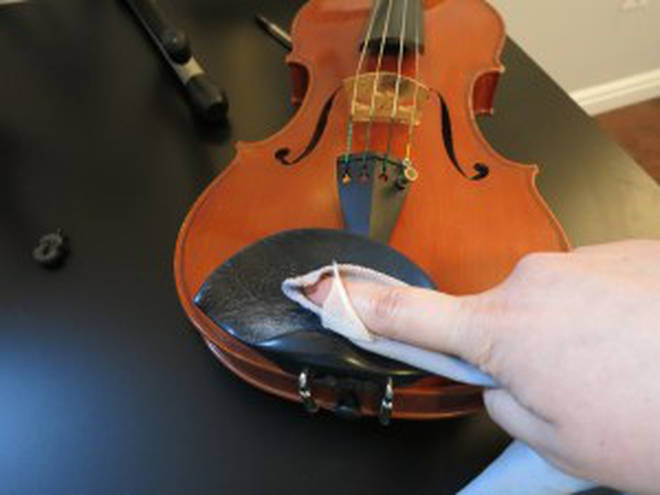 Violin chin rests can get a little clammy...