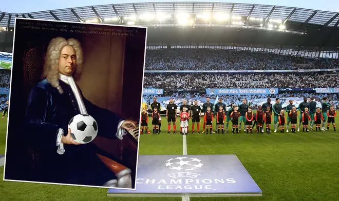 The Champions League Trophy and the Choir of Westminster Abbey