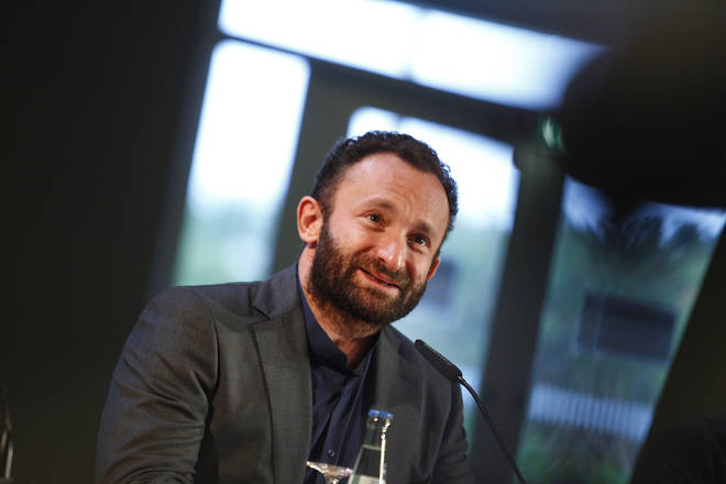 Kirill Petrenko at a press conference after signing the agreement with the Berlin Philharmonic