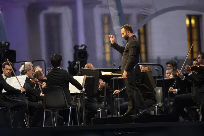 Kirill Petrenko directs Open Air Concert at Brandenburg Gate, Berlin