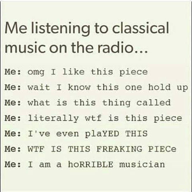 Listening to the radio