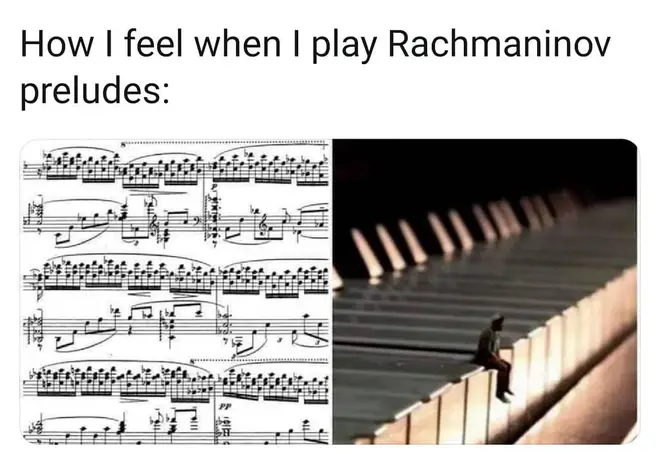 Playing Rachmaninov preludes