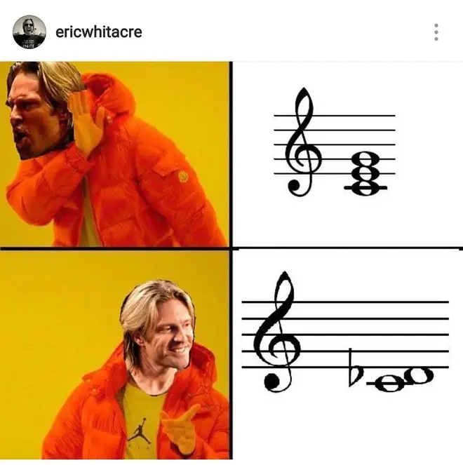 Eric Whitacre chord clusters