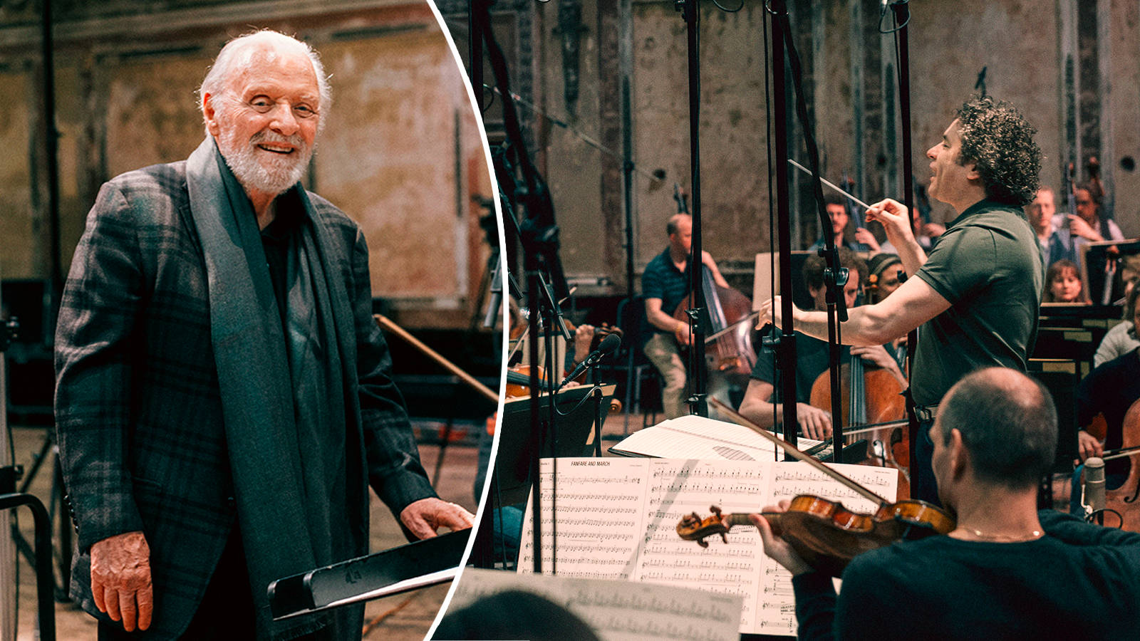 Sir Anthony Hopkins announces classical album with Gustavo Dudamel - Classic FM