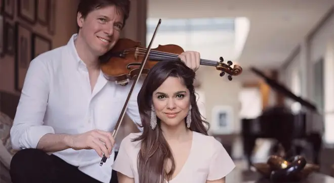 Joshua Bell and Larisa Martínez