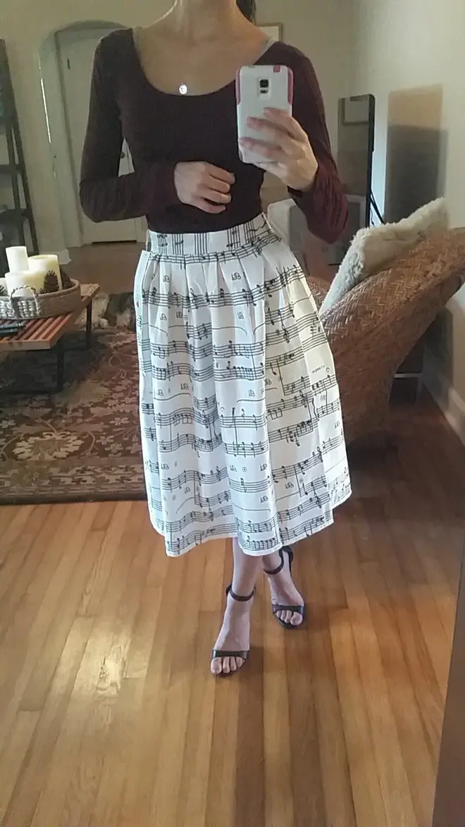 Musical skirt