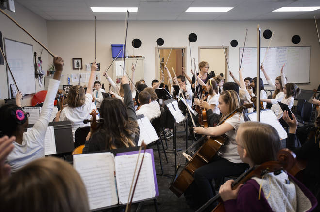 Playing in an orchestra teaches teamwork, says retired head teacher