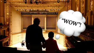 “Wow child” attends Handel Haydn Society rehearsal as special guest