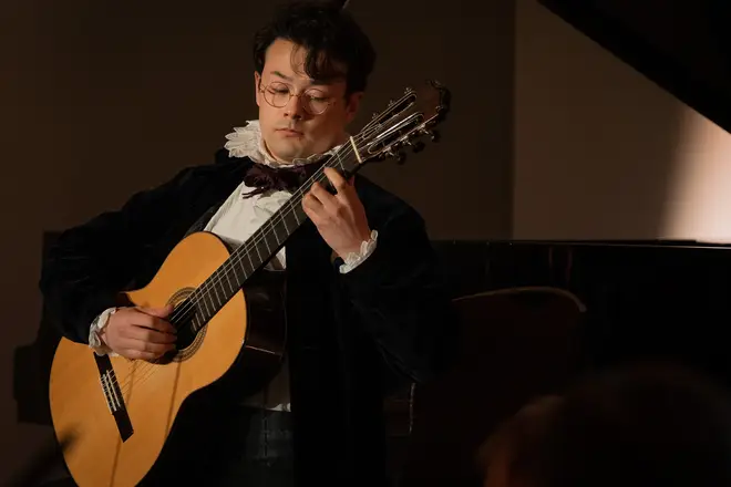 Award-winner Sean Shibe performs at the Gramophone Awards 2019