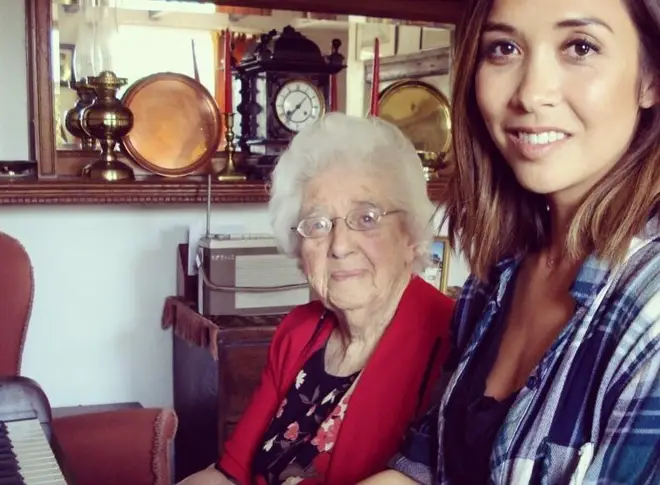 Myleene Klass and her piano teacher Miss Dorothy ‘Babs’ Wright