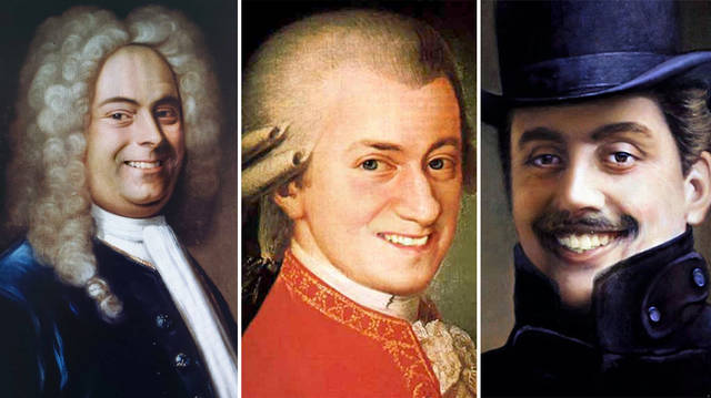 Smiling composers