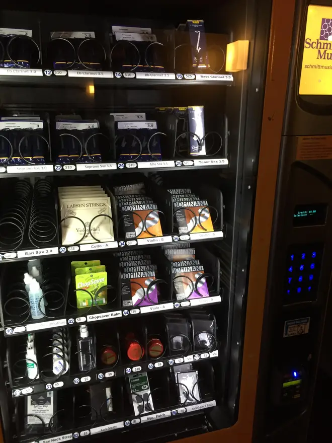 Musical vending machine