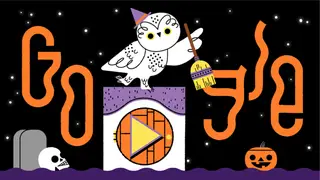 Google Doodle celebrates Halloween