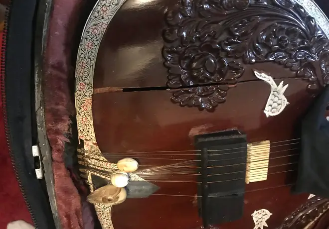 Shubhendra Rao's damaged sitar