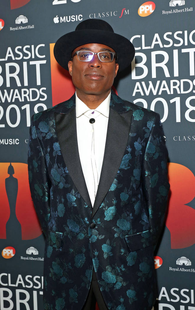 Alexis Ffrench arrives at the Classic Brit Awards 2018