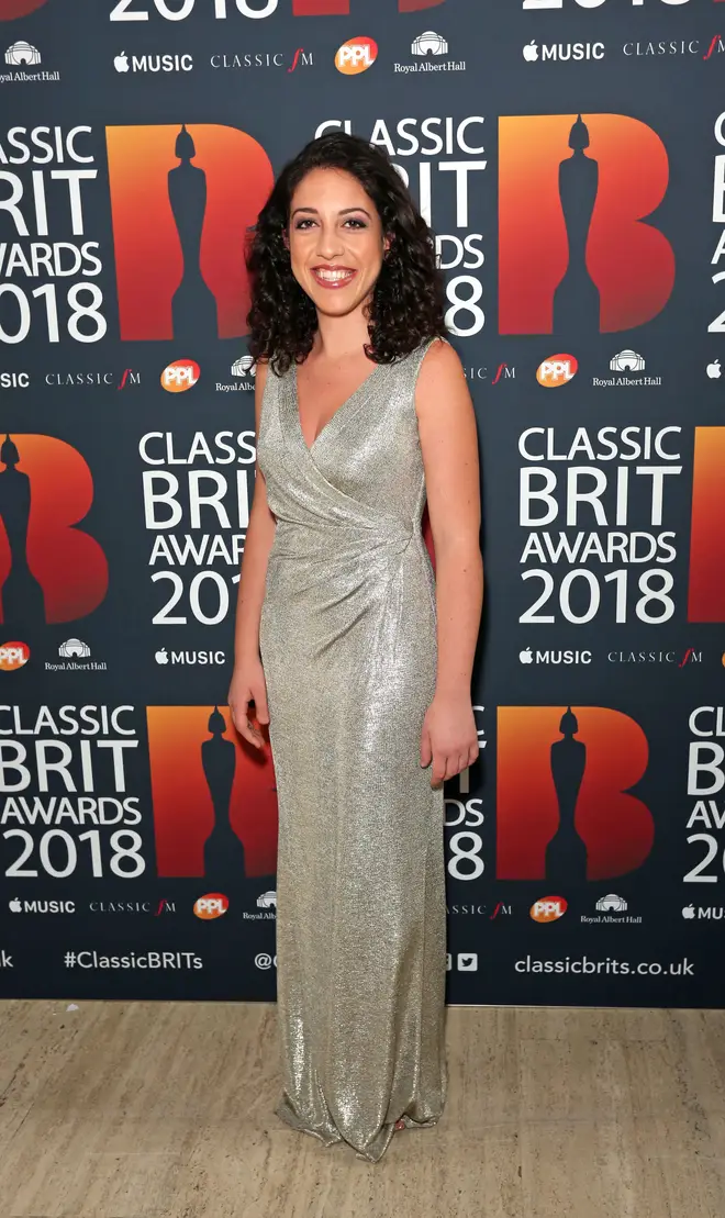 Beatrice Rana arrives at the Classic Brit Awards 2018
