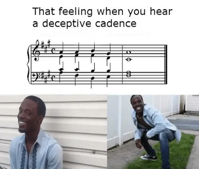 Deceptive Cadences meme