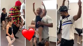 Dads and their daughters in the Philadelphia ballet class