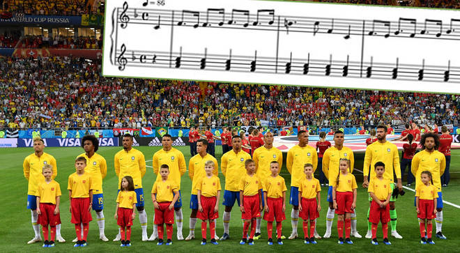 Brazil at the Russia 2018 World Cup Group E football match