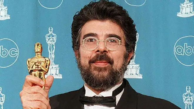 Gabriel Yared with his Oscar
