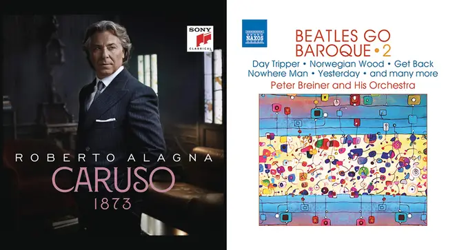 Caruso by Roberto Alagna, and Beatles Go Baroque Vol. 2 by Peter Breiner