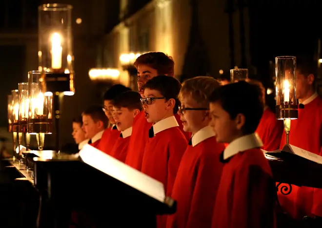 The Choir of King's College, Cambridge sing traditional Christmas carols.